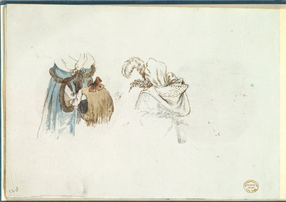 Two Costume Sketches MET DP825824