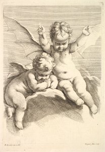 Two Cupids, One with Bat Wings MET DP826228
