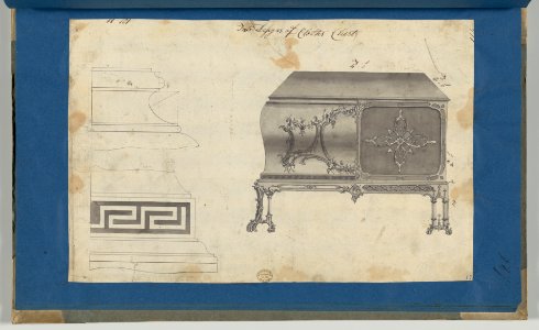 Two Designs for Clothes Chest, from Chippendale Drawings, Vol. II MET DP-14176-073