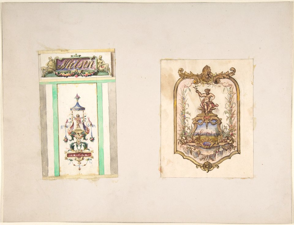 Two Designs for Ornamental Panels MET DP806918