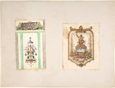 Two Designs for Ornamental Panels MET DP806918