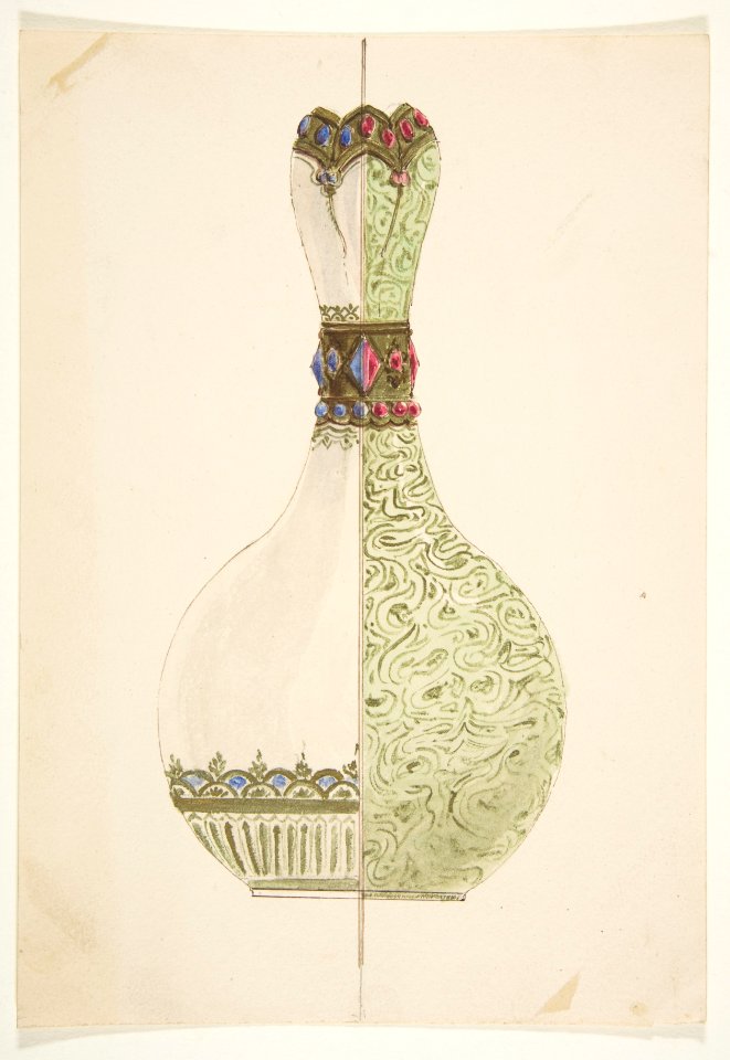 Two Designs for a Vase MET DP812604