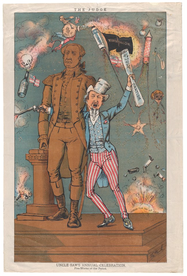 Uncle Sam's Annual Celebration, Fire-works of the Period MET DP877012