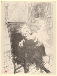 Truffier and Moreno, in Les Femmes Savantes MET DP835685