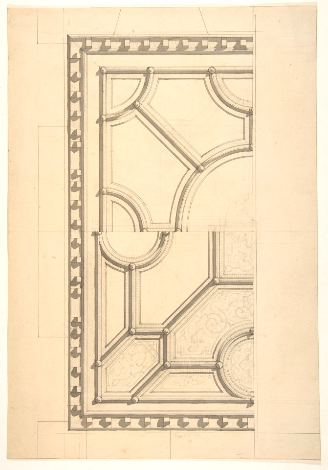 Two designs for a ceiling MET DP811680