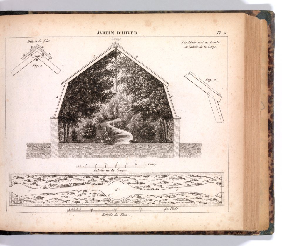 Traité de la composition de l'ornement des jardins, avec 96 planches representant des plans de jardins MET DP-13769-001