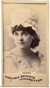 Varona, from the Actors and Actresses series (N45, Type 1) for Virginia Brights Cigarettes MET DP830082