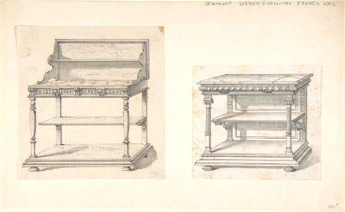 Two Designs for Serving Tables MET DP809019