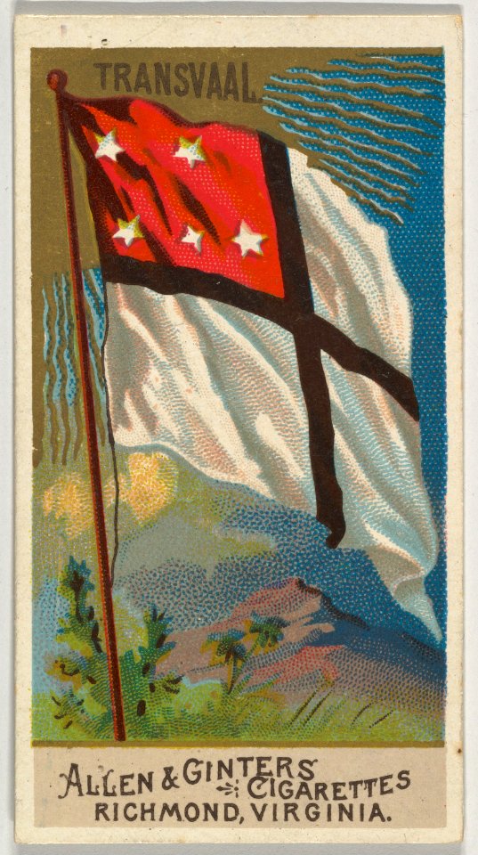 Transvaal, from Flags of All Nations, Series 2 (N10) for Allen & Ginter Cigarettes Brands MET DP841407