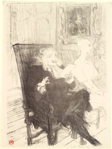 Truffier and Moreno, in Les Femmes Savantes MET DP236703