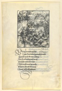 Unfalo Causing a Fall of Theuerdanck's Horse, from Theuerdanck MET DP848935