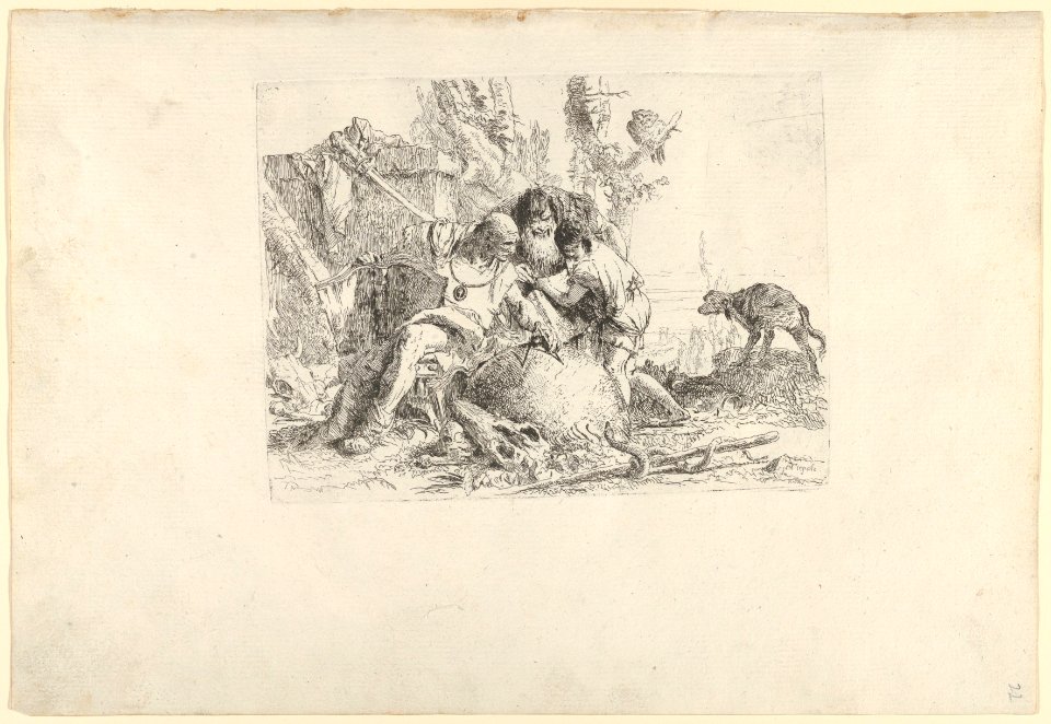 Two Magicians and a Child, from the Scherzi MET DP854187