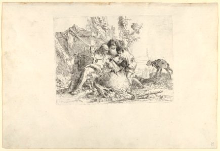 Two Magicians and a Child, from the Scherzi MET DP854187