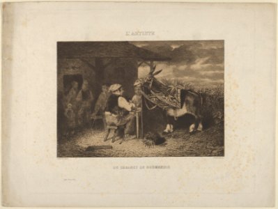 Un Cabaret en Normandie, from L'Artiste MET DP842900