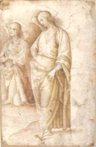 Two Figures of Angels Standing MET 80.3.199