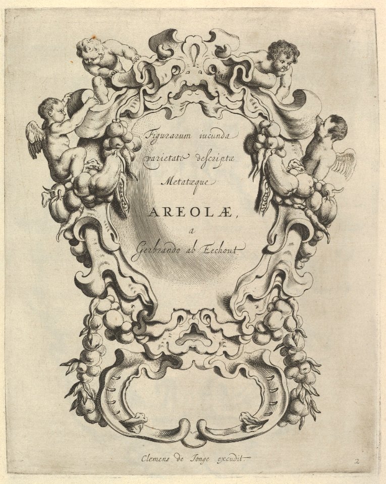 Veelderhande Niewe Compartimente (Titlepage in Latin) MET DP835352