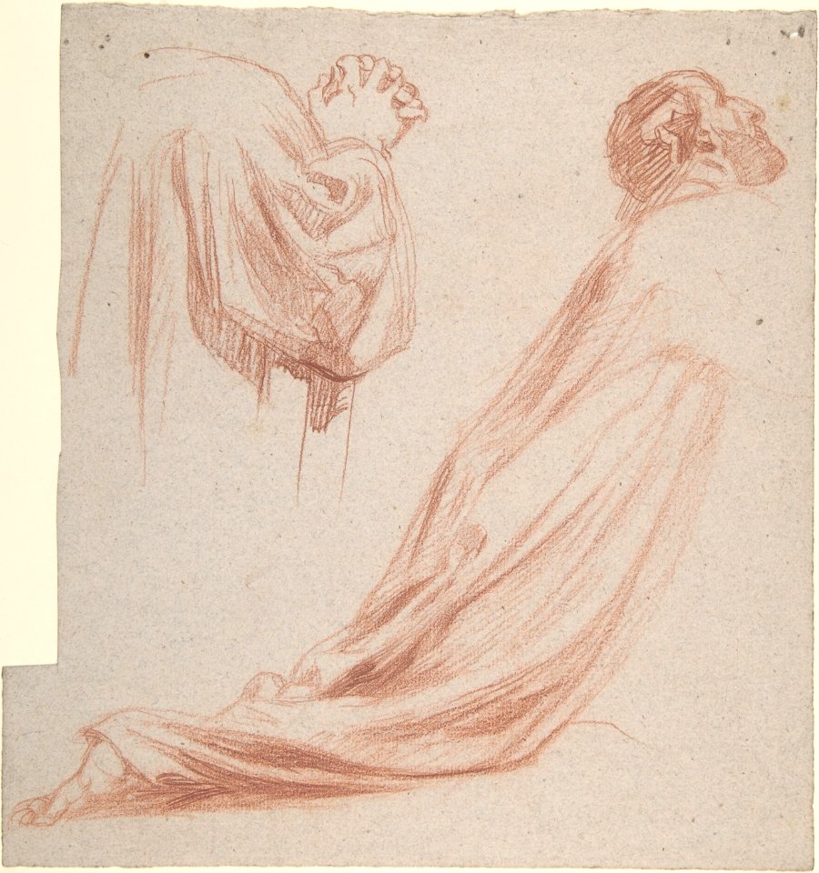 Two Kneeling Figures MET DP807114