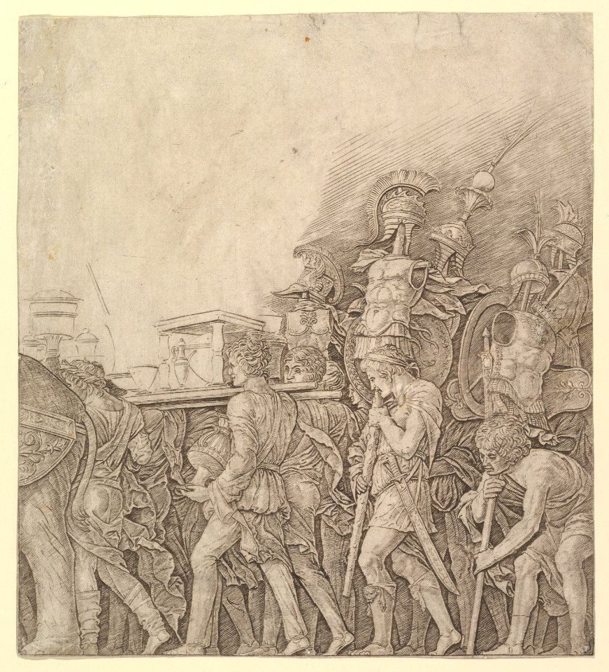 Triumph of Caesar- Soldiers carrying Trophies MET DP821772