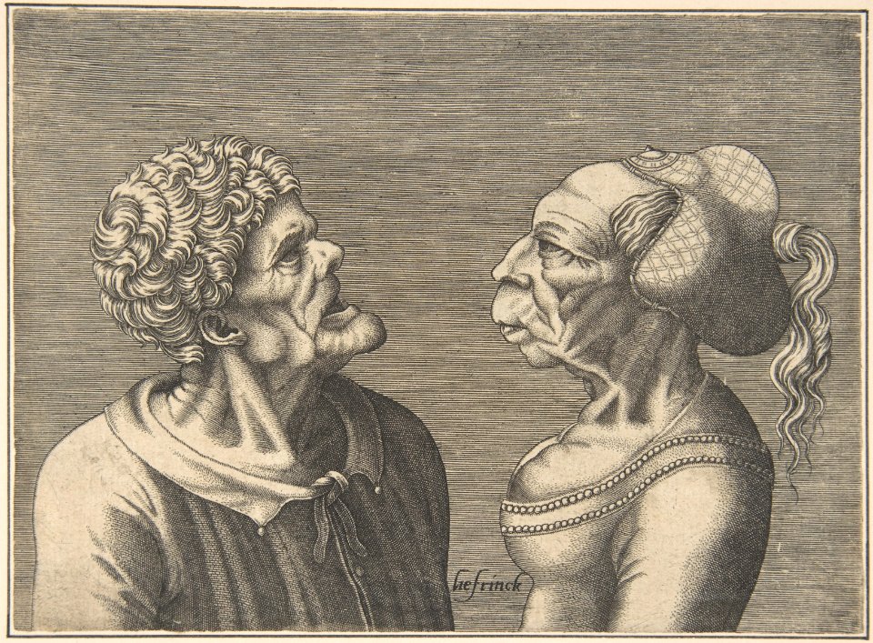 Two Grotesque Heads MET DP808135