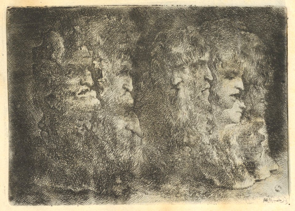 Two Formations of Grotesque Heads MET DP853120