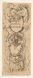 Two Horse Heads Framing a Shield MET DP817942