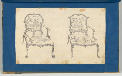 Two French Chairs, in Chippendale Drawings, Vol. I MET DP-14278-016