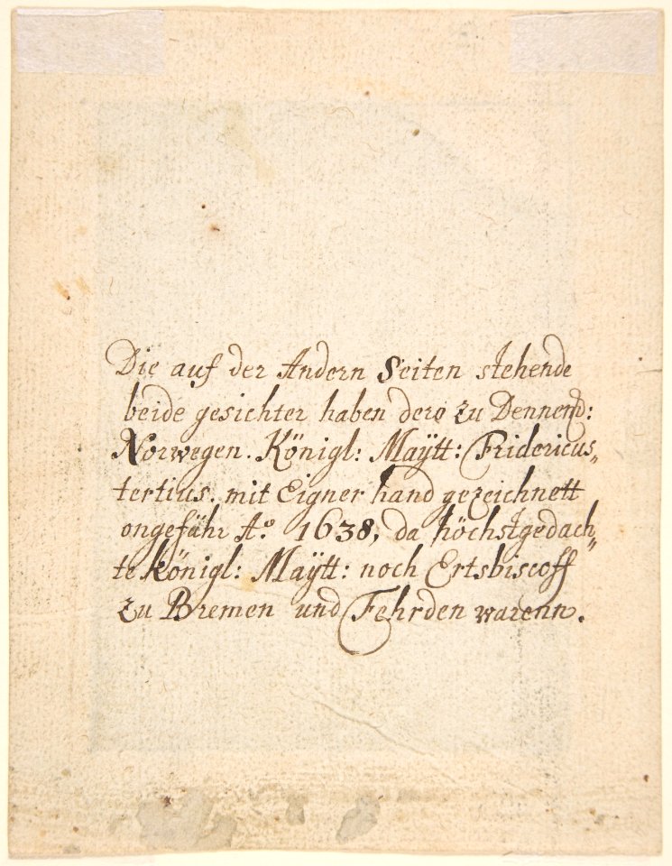 Two Heads of an Old and a Young Woman Looking to the Left (Ages of Woman?) MET DP803246