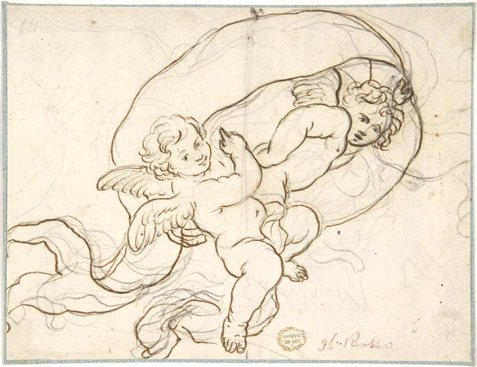 Two Flying Putti MET DP803778