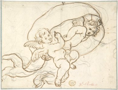 Two Flying Putti MET DP803778