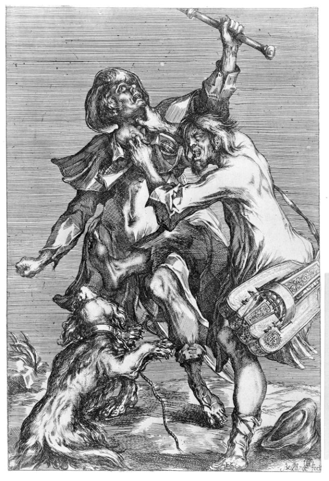 Two Fighting Beggars MET MM10520