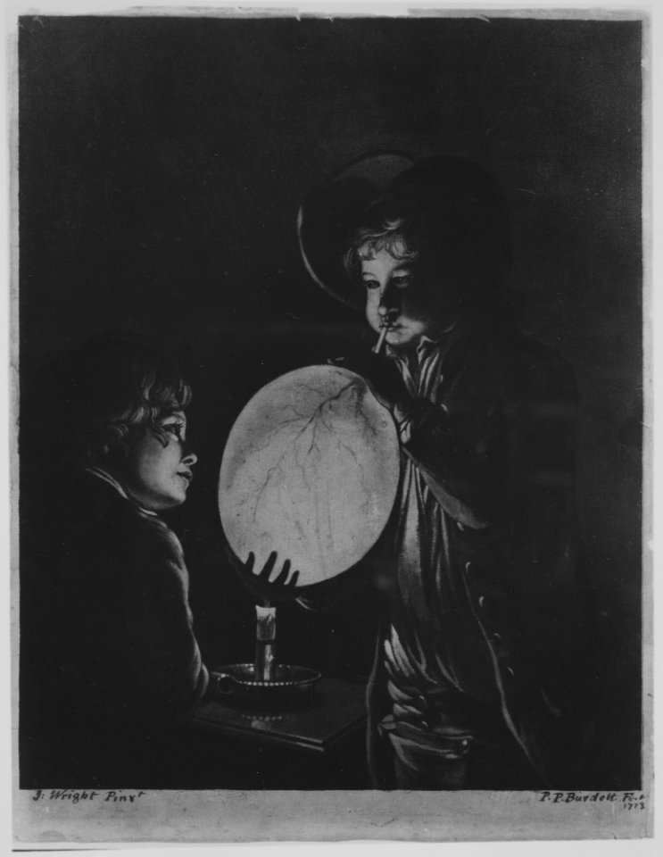 Two Boys Blowing a Bladder by Candle-light MET MM74152