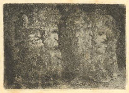 Two Formations of Grotesque Heads MET DP853121