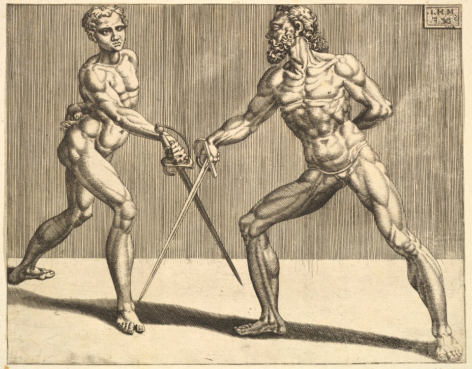 Two Fencers, from Fencers, plate 5 MET DP822167