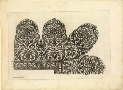 Vari disegni di merletti (page 1r) MET DP239161