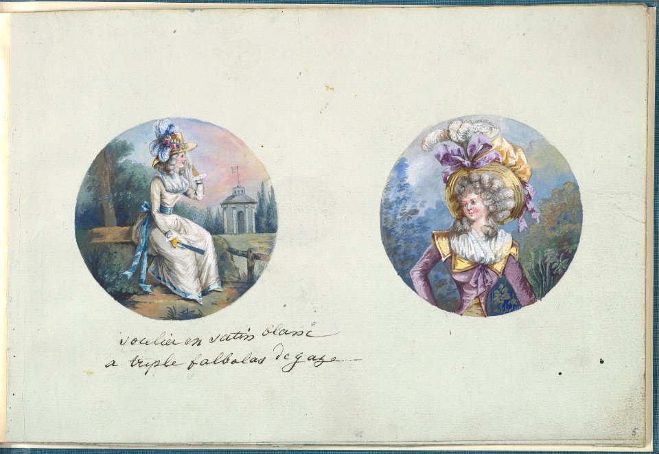 Two Costume Designs or Portrait Types MET DP825811
