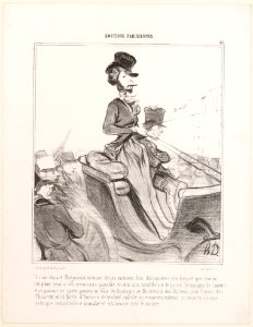 Un soi disant Négociant.... (A so-called Merchant....), from Émotions Parisiennes, published in Le Charivari, April 19, 1840 MET DP156688