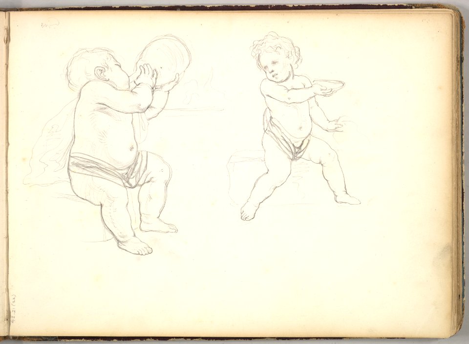 Two Children (in Sketch Book With Drawings on Twenty-six Leaves) MET DP826431