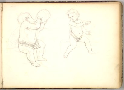 Two Children (in Sketch Book With Drawings on Twenty-six Leaves) MET DP826431