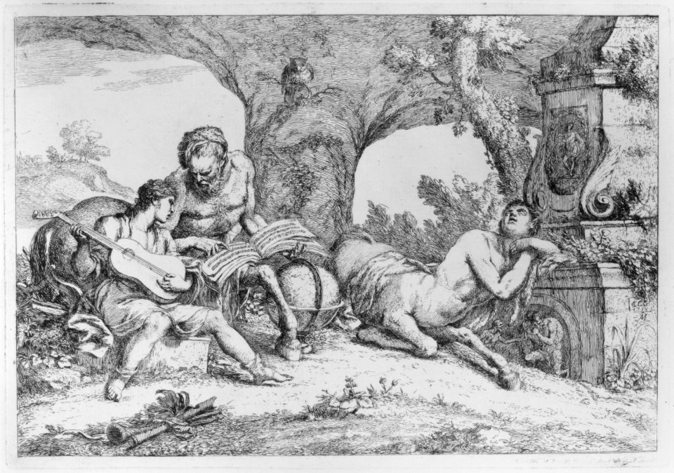 Varii Capricci, e Paesi inventati, e disegnati dal celebre Gio. Benedetto Castiglione ... tratti dal raccolta Zanettiana MET 271154