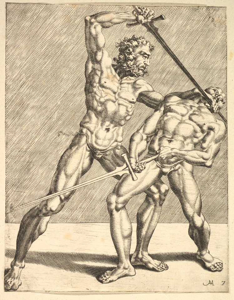Two Fencers, from Fencers, plate 7 MET DP822169