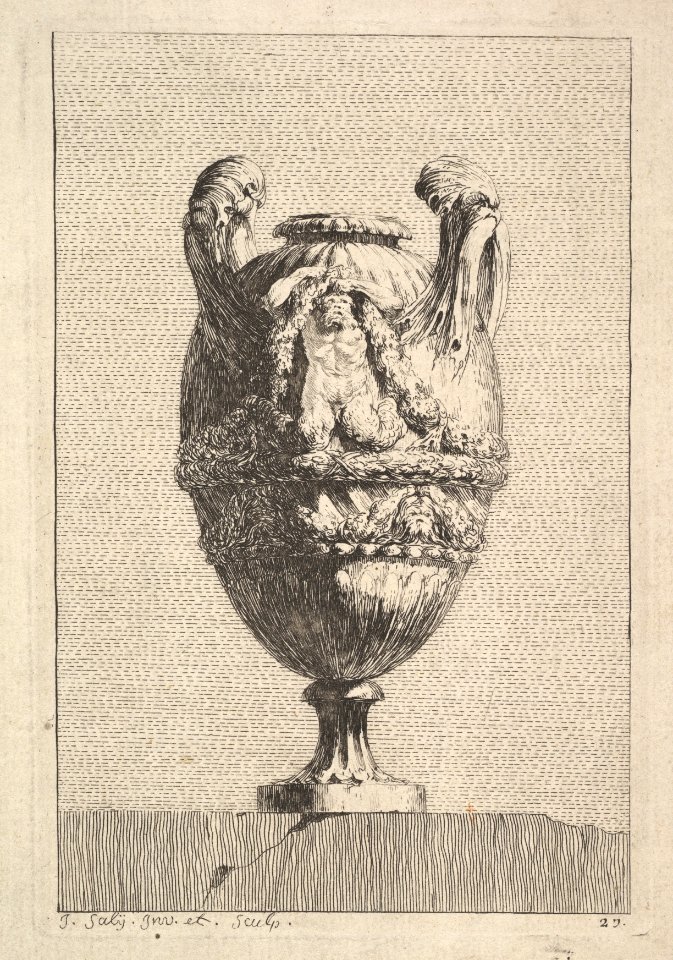 Vase with a Male Siren holding up a Garland, from- Vases MET DP829062