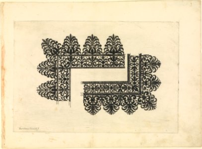 Vari disegni di merletti (page 1r) MET DP239160