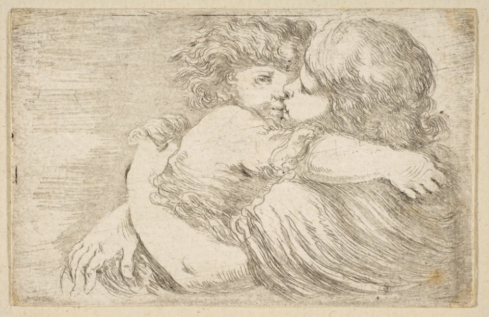 Two Children Embrace MET DP817533
