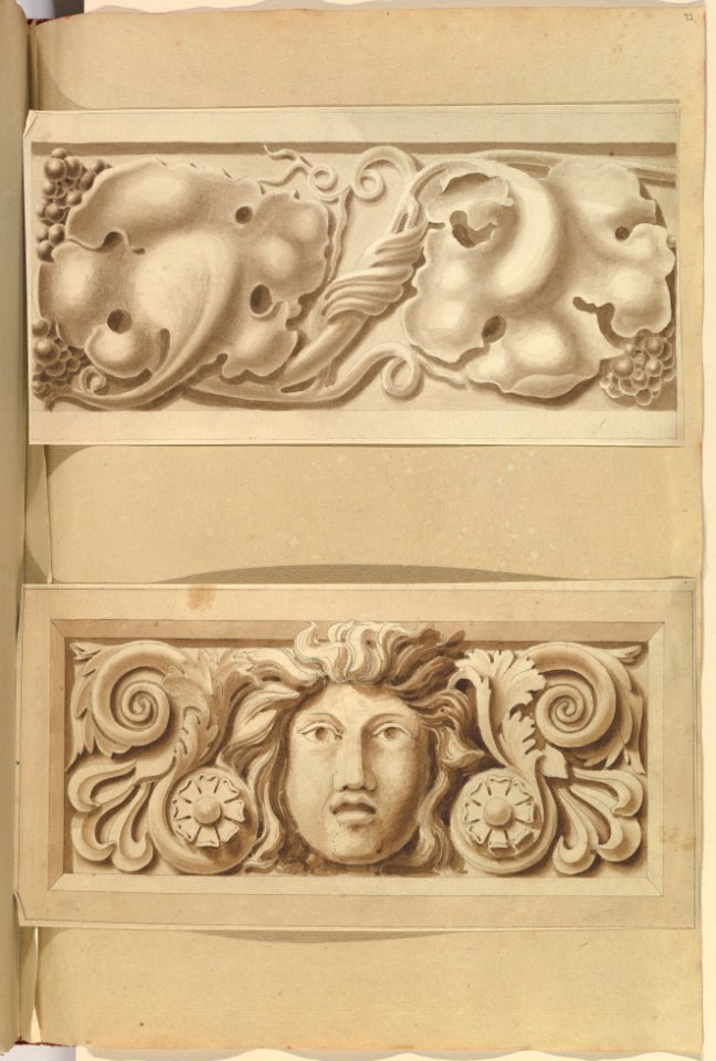 Two Carved Stone Ornamental Panels MET DP827634