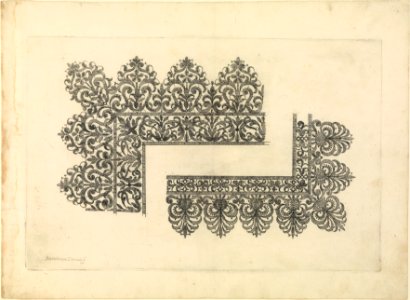 Vari disegni di merletti (page 1r) MET DP239159