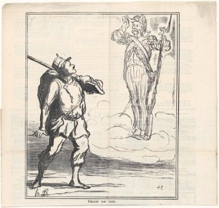 Un Leçon de Botanique, from Croquis Parisiens, published in Le Charivari, August 19, 1852 MET DP877790