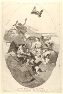 Venus entrusting Cupid to Time MET DP854830