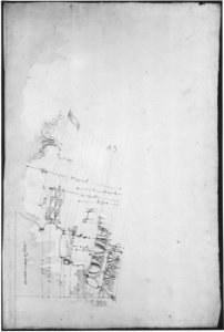 Unidentified, cornice, projection (recto) blank (verso) MET sf68 769 26r-MM43657