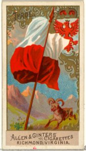 Tyrol, from Flags of All Nations, Series 2 (N10) for Allen & Ginter Cigarettes Brands MET DP841403