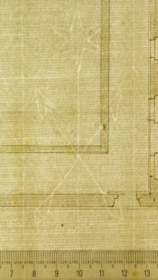 Unidentified building, plan (recto) blank (verso) MET sf49 92 75-watermark